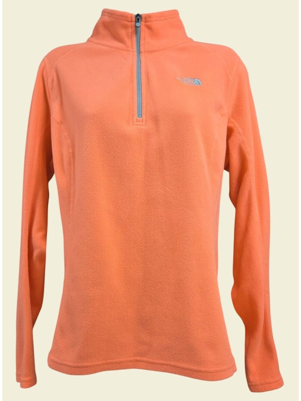 The North Face Womens Orange Fleece Pullover Medium